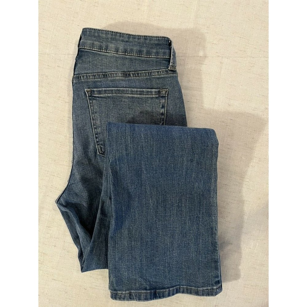 Cosmic Blue Love, Straight Fit, Women’s Denim Blue Jeans, Size 28